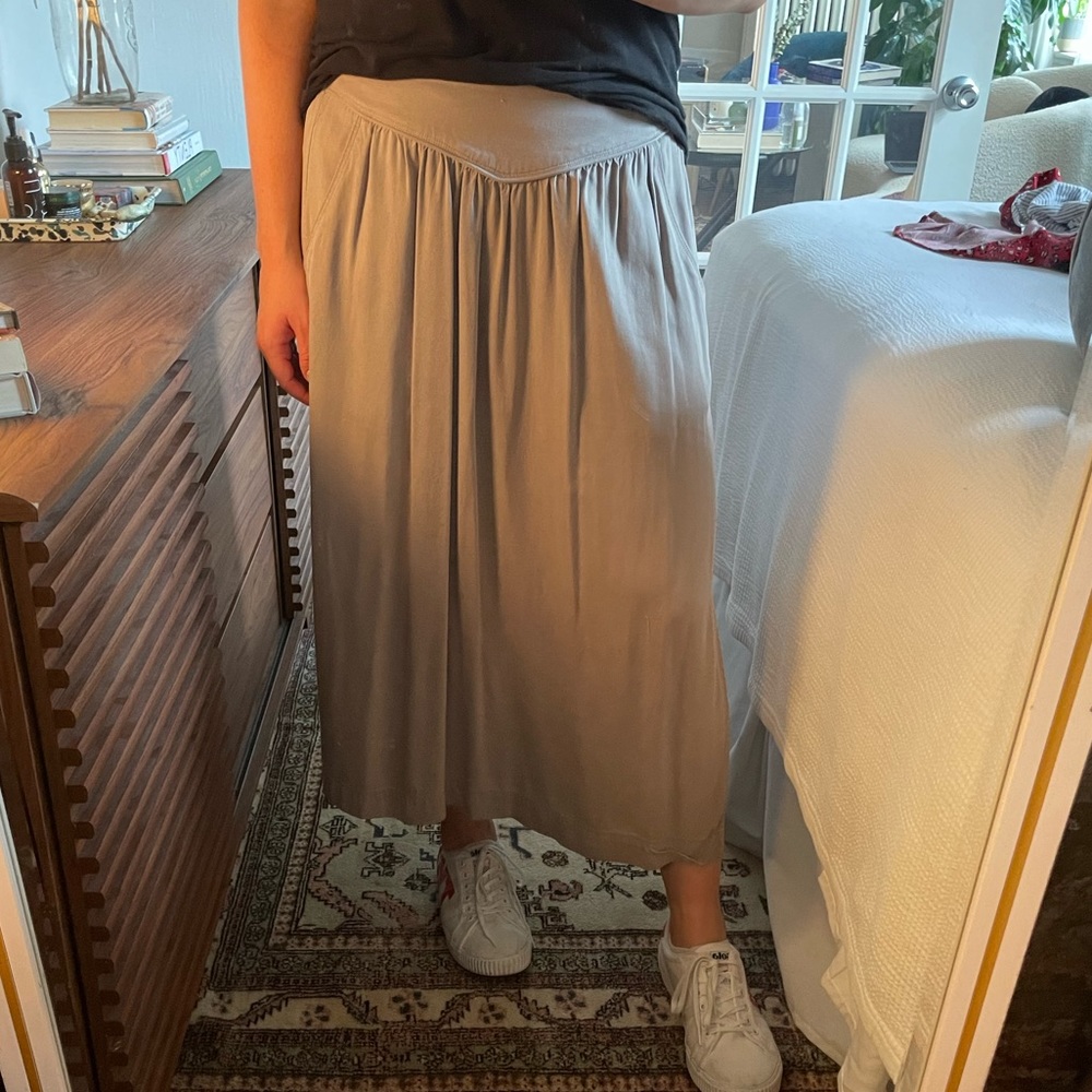 Wilfred Gray Midi Skirt